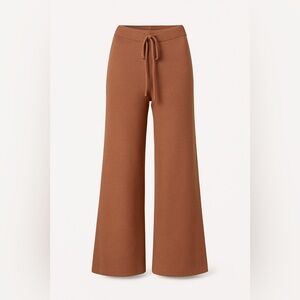 525 America Women’s Clover Wide-Leg Knit Lounge Pants in Cocoa Brown – Sz M NWOT